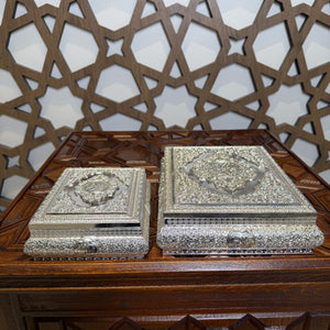 silver Quran box set