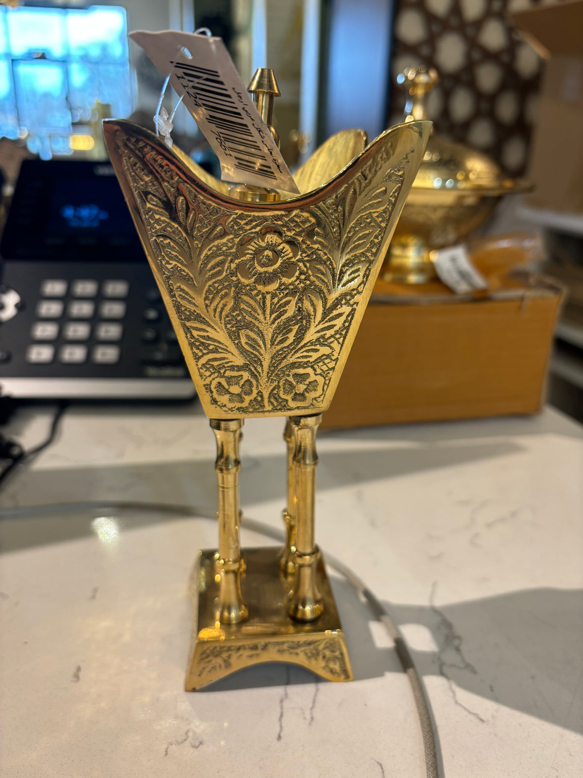 handcrafted indian incense burner
