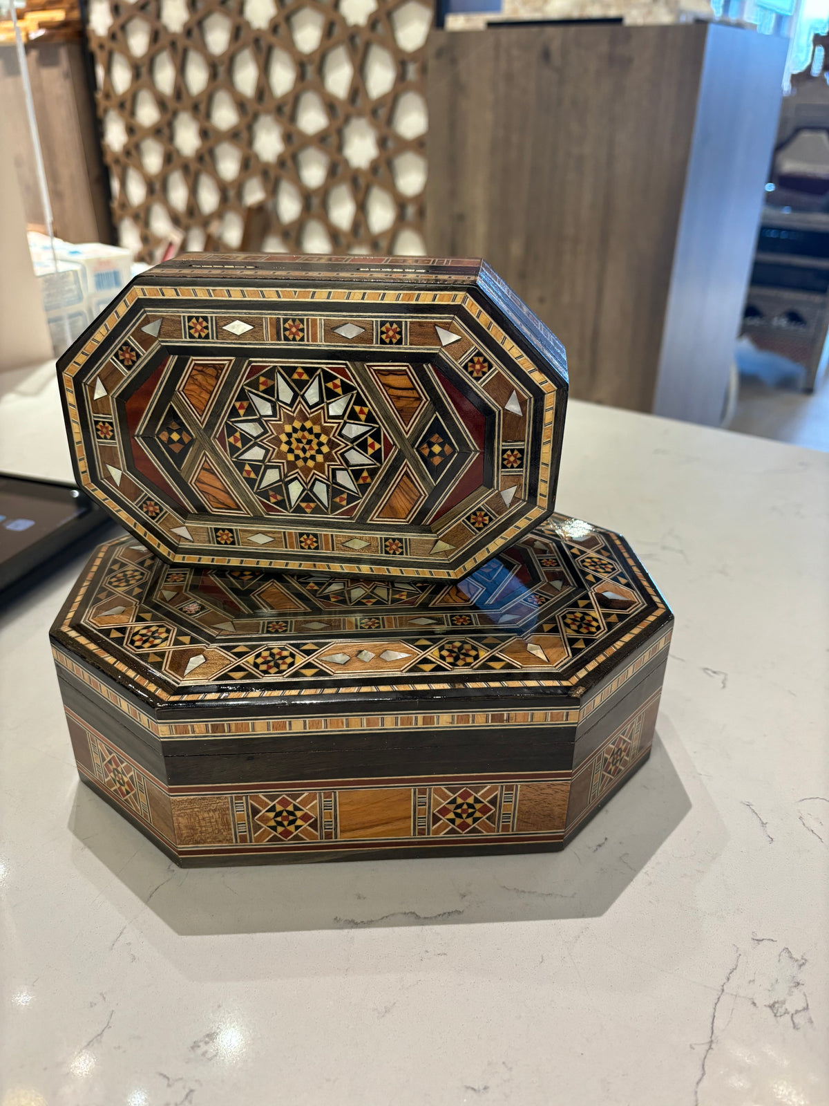 Wooden Jewelry Box 2 pice