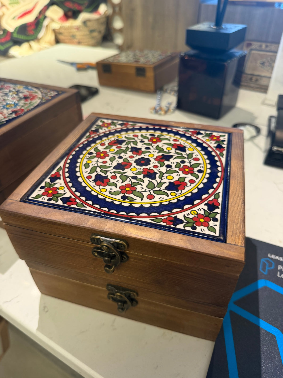 Handcrafted Wooden Decorative Jewelry Box