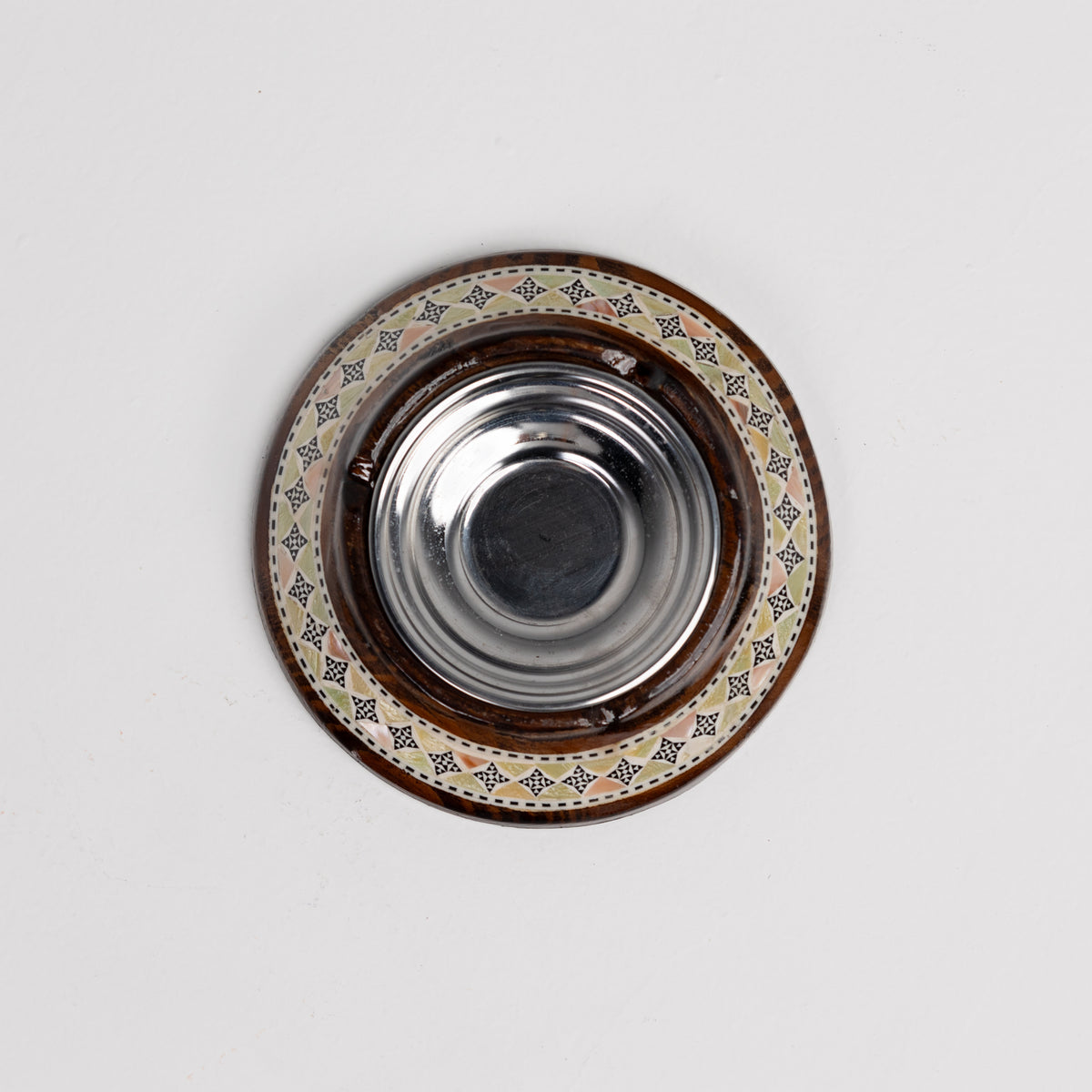 Sadaf Exquisite Mosaic Ashtray Style 2 / 6 in (L) x 6 in (W) x 1.5 in (H)