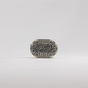 Octagonal Sadaf Inlay Keepsake Box 4 in (L) x 5.5 in (W) x 2 in (H)