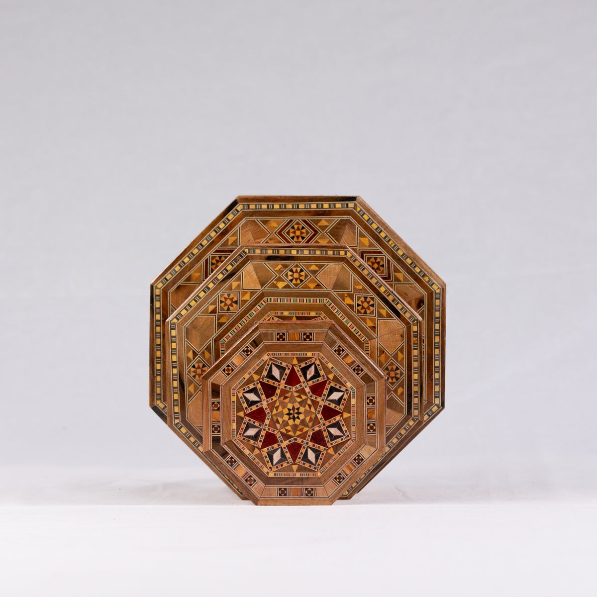 Wooden Jewelry Box Set (Set of 3)