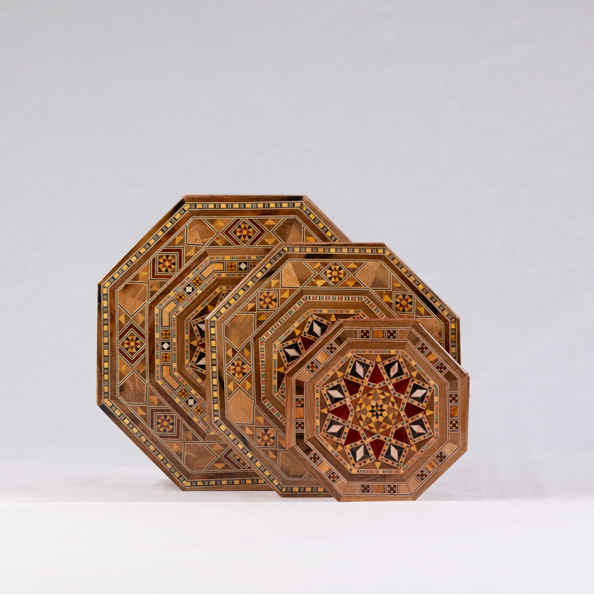 Wooden Jewelry Box Set (Set of 3)