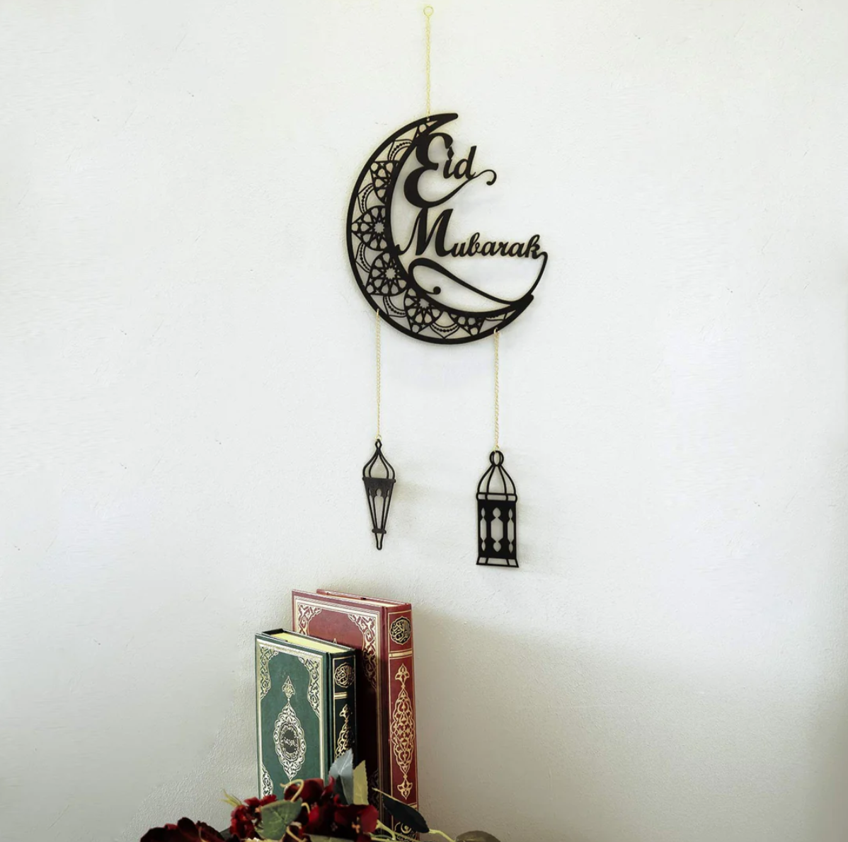 Festive Greetings: Eid Mubarak Metal Wall Decor - WAMH104