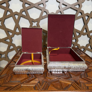 silver Quran box set