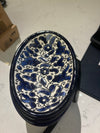 floral branch oval dish