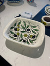 Ceramic Appetizer Bowl –olivePattern