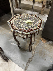 Intricate Elegance: Sadaf Mosaic Side Tables