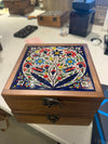 Handcrafted Wooden Decorative Jewelry Box
