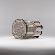 Majestic Marrakech Hexagonal Side Table 17 in (L) x 17 in (W) x 22 in (H)
