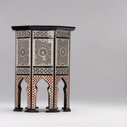Majestic Marrakech Hexagonal Side Table 17 in (L) x 17 in (W) x 22 in (H)