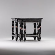 Intricate Harmony: Sadaf Nesting Table 24 in (L) x 16 in (W) x 19.5 in (H) / Style 1