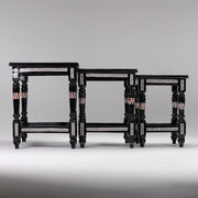 Intricate Harmony: Sadaf Nesting Table 24 in (L) x 16 in (W) x 19.5 in (H) / Style 1
