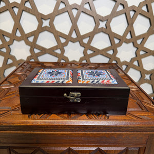 Tatreez Jewelry Box 10 1/4in (L) x 6 in (W)