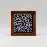 OTT-0037-KHALI 8in x 8in / BLUE FLORAL