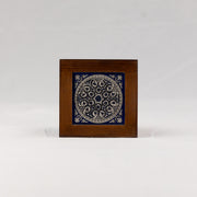 OTT-0039-KHALI 5.5in x 5.5in / BLUE PATTERN