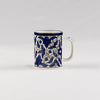 Ceramic Mug – Blue Floral Pattern