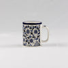 Ceramic Mug – Intricate Blue Floral Pattern