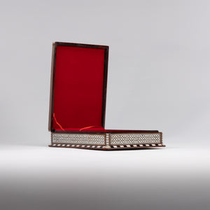 Elegant Large Sadaf Inlaid Quran Box 14 in (L) x 11 in (W) x 3 in (H)