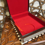 Elegant Large Sadaf Inlaid Quran Box 14 in (L) x 11 in (W) x 3 in (H)