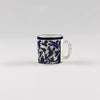 Ceramic Medium Mug – Blue Floral Pattern