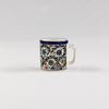 Ceramic Medium Mug – Intricate Multicolor Floral Pattern