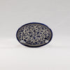Ceramic Oval Appetizer Bowl – Blue Floral Pattern