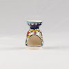 Ceramic Oil & Incense Burner – Floral Pattern