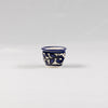 Ceramic Arabic Coffee Cup – Blue Floral Pattern