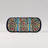 Three-Section Serving Dish - Intricate Multicolor Floral Pattern