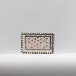 Ornate Medium Sadaf Keepsake Box with Lock 7 in (L) x 10.5 in (W) x 3 in (H)