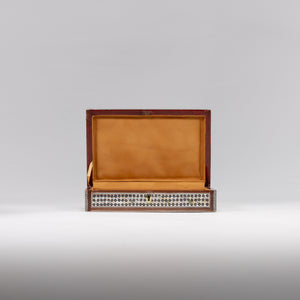 Ornate Medium Sadaf Keepsake Box with Lock 7 in (L) x 10.5 in (W) x 3 in (H)
