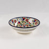 Ceramic Serving Bowl - Multicolor Floral Pattern