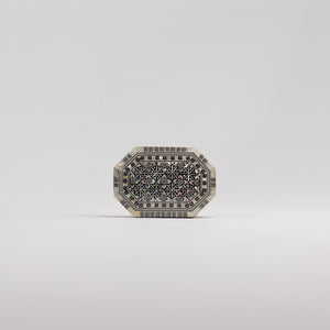 Octagonal Sadaf Inlay Keepsake Box 4 in (L) x 5.5 in (W) x 2 in (H)