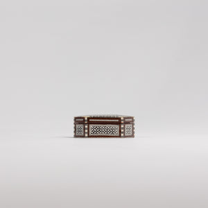 Octagonal Sadaf Inlay Keepsake Box 4 in (L) x 5.5 in (W) x 2 in (H)