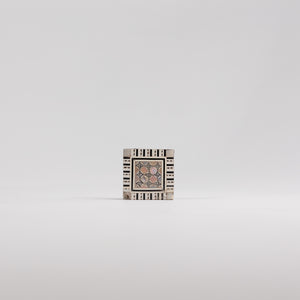 Miniature Square Sadaf Inlay Box 3 in (L) x 3 in (W) x 1.5 in (H)