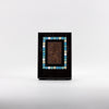 Decorative Tile Quran Box Set with Coordinated Holy Quran 11.5 in (L) x 8.5 in (W) x 3 in (H) / Light blue