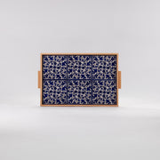 Al-Khalil Heritage Large Ceramic Tile Serving Tray 12.5 in (L) x 18.5 in (W) x 1 in (H) / Style 2