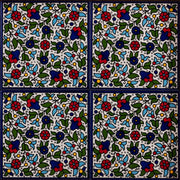 Al-Khalil Heritage Large Ceramic Tile Serving Tray 12.5 in (L) x 18.5 in (W) x 1 in (H) / Style 3