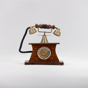 Vintage Elegance Rotary Dial Landline Phones 7 in (L) x 10 in (W) x 7.5 in (H) / Style 2