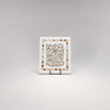 Divine Inscriptions Square Wooden Panel Collection 13 in (L) x 11 in (W) / Style 2 / White - Gold