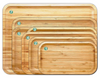 Natural Bamboo Minimalist Rectangular Serving Tray