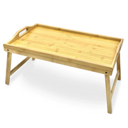 Natural Bamboo Folding Tray Table