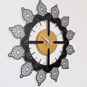 Timeless Elegance: Islamic Motif Wall Clock - WAMS014
