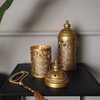 Sanctified Glow: Islamic Motif Candle Holder Set - WAMH136