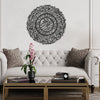 Shield of Devotion: Surah Al-Kafirun Circular Metal Art - WAM092