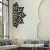 Eternal Symmetry: Islamic Mandala Metal Wall Sculpture - WAM163