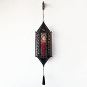 Golden Serenity: Traditional Islamic Wall Lantern - WAMH120