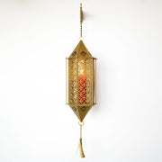 Golden Serenity: Traditional Islamic Wall Lantern - WAMH120